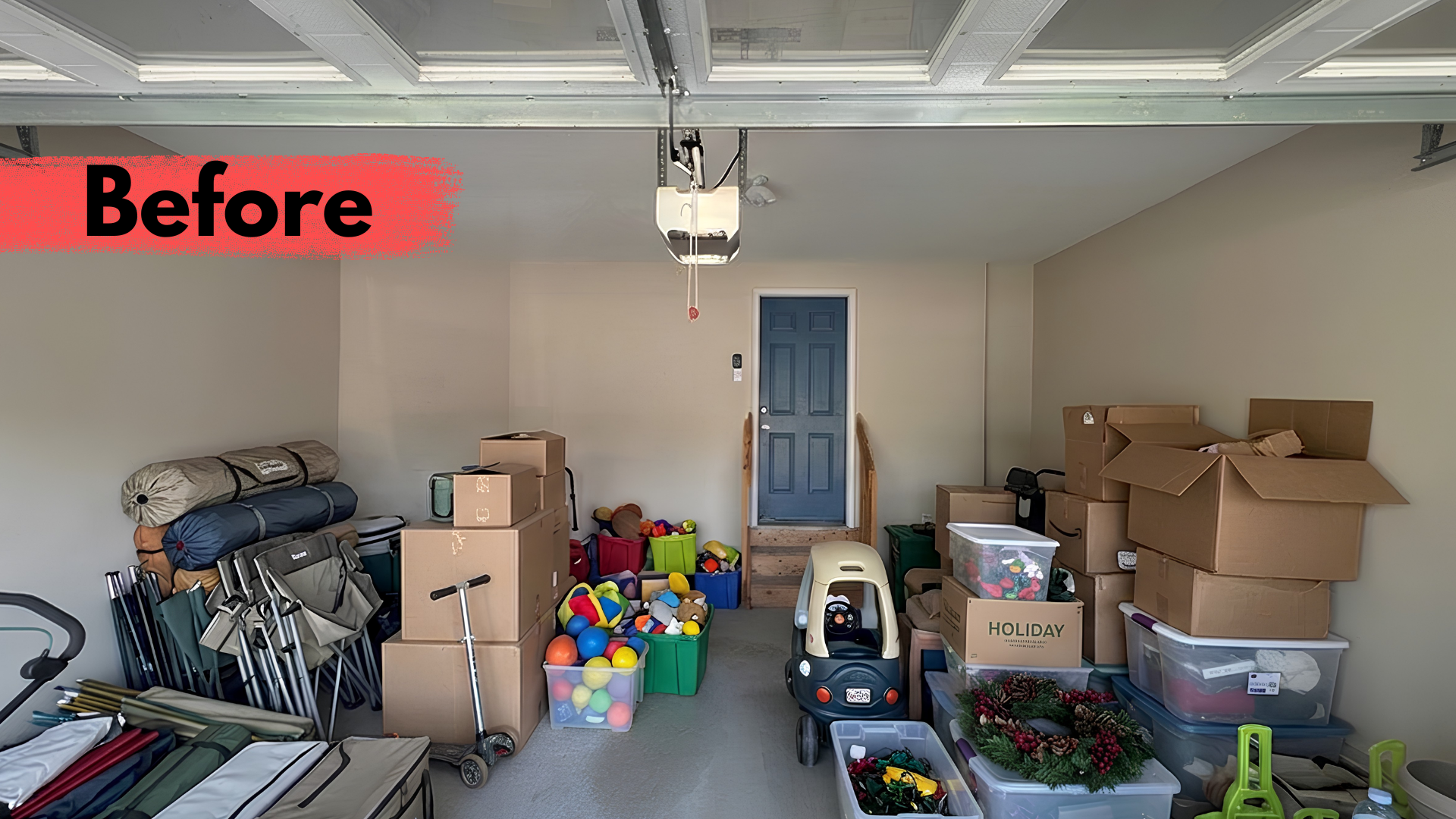 Garage before NeatHome installation